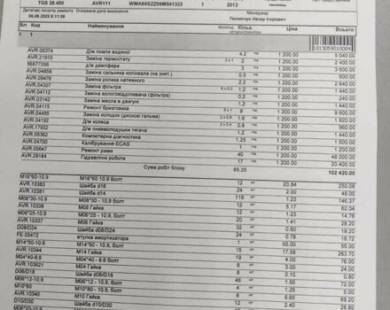 Белый МАН ТГС, объемом двигателя 12.42 л и пробегом 730 тыс. км за 54333 $, фото 24 на Automoto.ua