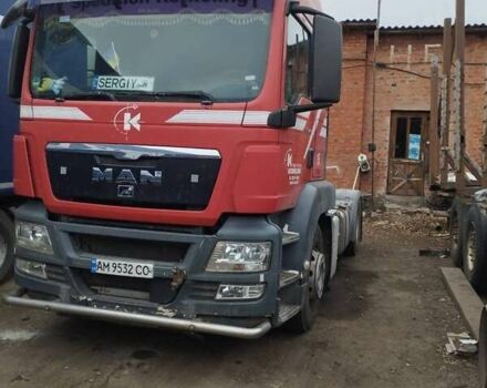 Красный МАН ТГС, объемом двигателя 10.52 л и пробегом 393 тыс. км за 10500 $, фото 2 на Automoto.ua