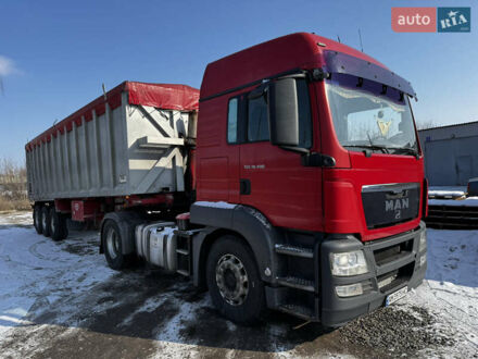 МАН ТГС 2009 в Миргороде на Automoto.ua Красный МАН ТГС, объемом двигателя 10.52 л и пробегом 30 тыс. км за 13000 $, фото 1 на Automoto.ua