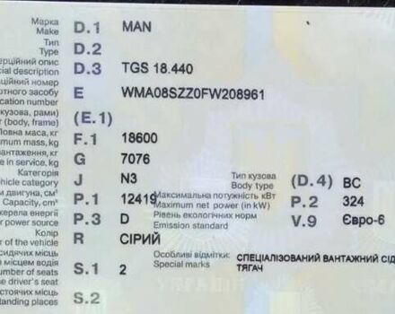 МАН ТГС, объемом двигателя 0 л и пробегом 970 тыс. км за 50000 $, фото 20 на Automoto.ua