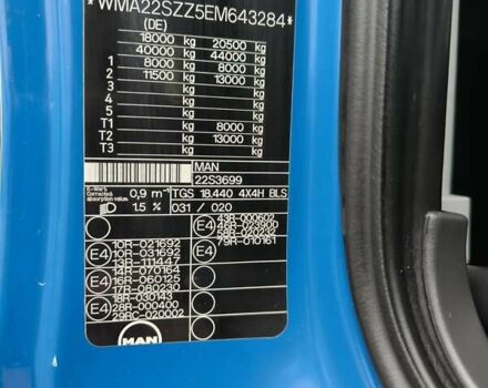 Синій МАН TGS, об'ємом двигуна 10.52 л та пробігом 572 тис. км за 34874 $, фото 5 на Automoto.ua