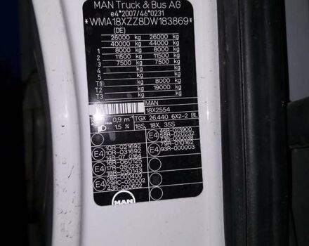 Белый МАН ТГКС, объемом двигателя 10.52 л и пробегом 450 тыс. км за 80000 $, фото 10 на Automoto.ua