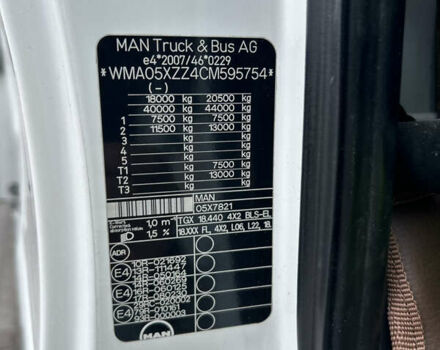 Белый МАН ТГКС, объемом двигателя 10.52 л и пробегом 907 тыс. км за 21999 $, фото 11 на Automoto.ua
