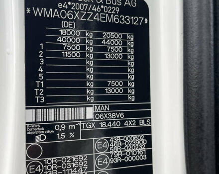 Белый МАН ТГКС, объемом двигателя 10.5 л и пробегом 465 тыс. км за 25000 $, фото 17 на Automoto.ua