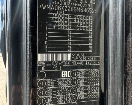 Черный МАН ТГКС, объемом двигателя 12.42 л и пробегом 990 тыс. км за 14900 $, фото 13 на Automoto.ua