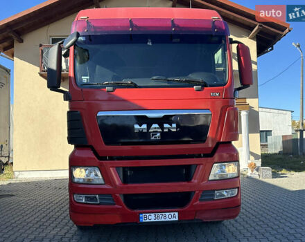 Красный МАН ТГКС, объемом двигателя 10.52 л и пробегом 652 тыс. км за 16300 $, фото 2 на Automoto.ua