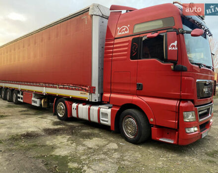 Красный МАН ТГКС, объемом двигателя 10.52 л и пробегом 107 тыс. км за 29000 $, фото 1 на Automoto.ua