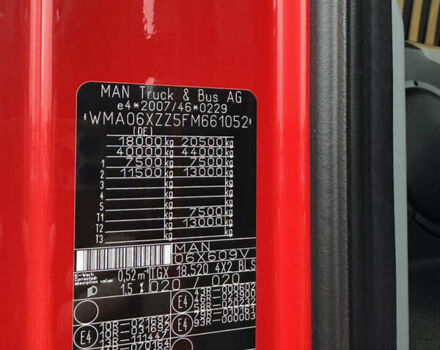Красный МАН ТГКС, объемом двигателя 15.2 л и пробегом 793 тыс. км за 19500 $, фото 31 на Automoto.ua