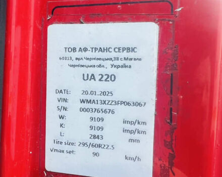 Красный МАН ТГКС, объемом двигателя 10.52 л и пробегом 770 тыс. км за 11800 $, фото 2 на Automoto.ua