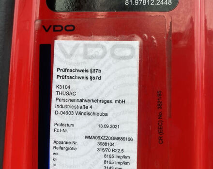 Красный МАН ТГКС, объемом двигателя 0 л и пробегом 730 тыс. км за 47000 $, фото 19 на Automoto.ua