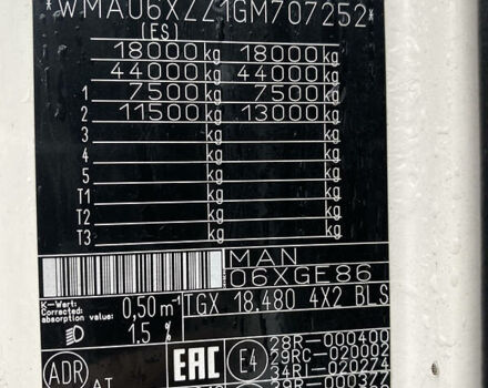 МАН ТГКС, объемом двигателя 12.4 л и пробегом 900 тыс. км за 17000 $, фото 16 на Automoto.ua