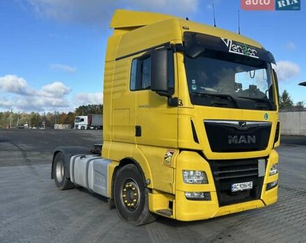 Желтый МАН ТГКС, объемом двигателя 12.42 л и пробегом 683 тыс. км за 21000 $, фото 1 на Automoto.ua