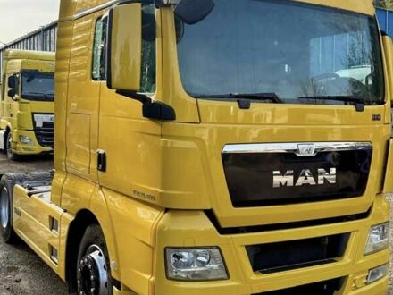 Желтый МАН ТГКС, объемом двигателя 12.5 л и пробегом 728 тыс. км за 25000 $, фото 1 на Automoto.ua