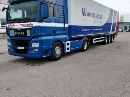 Синий МАН ТГКС, объемом двигателя 12.42 л и пробегом 825 тыс. км за 17500 $, фото 1 на Automoto.ua
