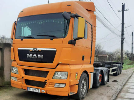 Оранжевый МАН ТГКС, объемом двигателя 12.4 л и пробегом 820 тыс. км за 17400 $, фото 1 на Automoto.ua