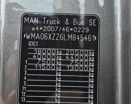 Серый МАН TGX 18.510, объемом двигателя 12.4 л и пробегом 645 тыс. км за 39623 $, фото 38 на Automoto.ua