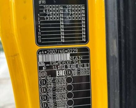Жовтий МАН TGX 18.460, об'ємом двигуна 12.5 л та пробігом 520 тис. км за 25500 $, фото 10 на Automoto.ua