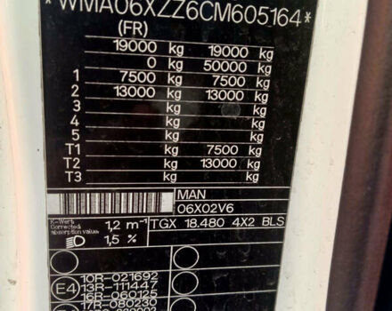 Белый МАН TGX 18.480, объемом двигателя 0 л и пробегом 1 тыс. км за 27000 $, фото 38 на Automoto.ua