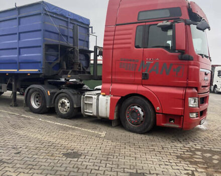 Красный МАН TGX 18.480, объемом двигателя 12.42 л и пробегом 1 тыс. км за 16000 $, фото 2 на Automoto.ua