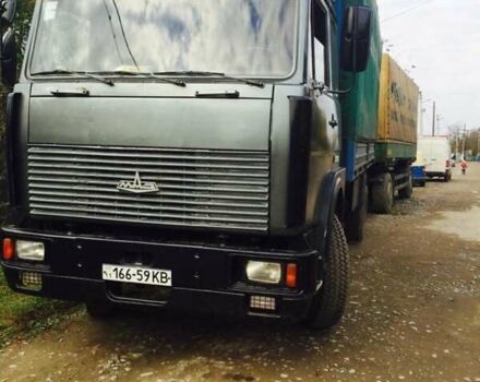 Серый МАЗ 53366, объемом двигателя 14.86 л и пробегом 262 тыс. км за 6500 $, фото 1 на Automoto.ua