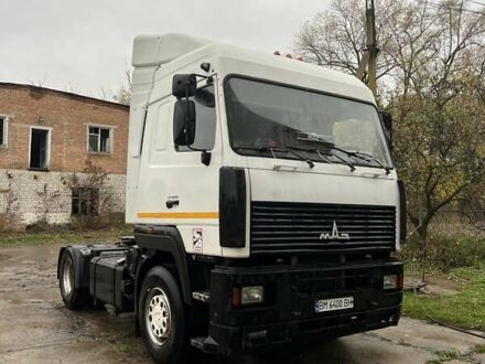 Белый МАЗ 544008, объемом двигателя 14.87 л и пробегом 380 тыс. км за 6000 $, фото 1 на Automoto.ua