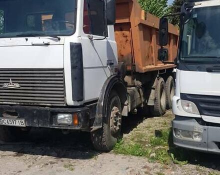 Белый МАЗ 5516, объемом двигателя 14.9 л и пробегом 230 тыс. км за 16800 $, фото 2 на Automoto.ua