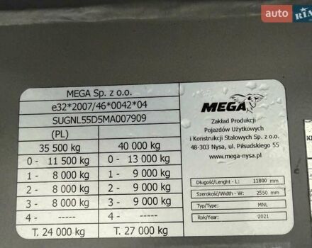 Серый МЕГА Light 3, объемом двигателя 0 л и пробегом 100 тыс. км за 36955 $, фото 32 на Automoto.ua