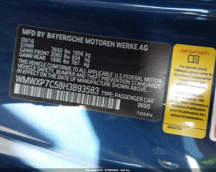 Синий Мини Купер С, объемом двигателя 2 л и пробегом 120 тыс. км за 11200 $, фото 8 на Automoto.ua