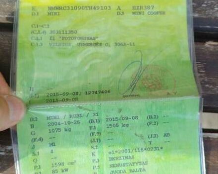Черный Мини Купер, объемом двигателя 1.6 л и пробегом 206 тыс. км за 2800 $, фото 31 на Automoto.ua