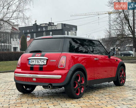 Красный Мини Купер, объемом двигателя 1.6 л и пробегом 210 тыс. км за 4750 $, фото 1 на Automoto.ua
