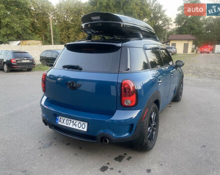Синий Мини Кантримен, объемом двигателя 1.6 л и пробегом 92 тыс. км за 11500 $, фото 7 на Automoto.ua