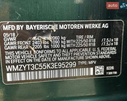 Зелений Міні Кантрімен, об'ємом двигуна 2 л та пробігом 270 тис. км за 10200 $, фото 18 на Automoto.ua