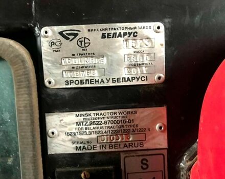 Червоний МТЗ 1523, об'ємом двигуна 1 л та пробігом 0 тис. км за 20000 $, фото 7 на Automoto.ua