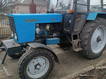 Синий МТЗ 80 Беларус, объемом двигателя 4.75 л и пробегом 100 тыс. км за 7300 $, фото 1 на Automoto.ua
