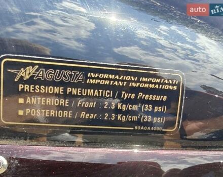 Красный МВ Агуста F4 1000, объемом двигателя 1 л и пробегом 24 тыс. км за 7000 $, фото 15 на Automoto.ua