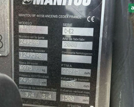 Маниту МЛТ 731, объемом двигателя 0 л и пробегом 0 тыс. км за 22022 $, фото 5 на Automoto.ua