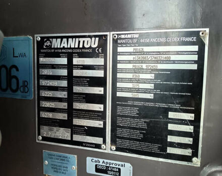 Маніту MLT 629, об'ємом двигуна 0 л та пробігом 0 тис. км за 54099 $, фото 15 на Automoto.ua