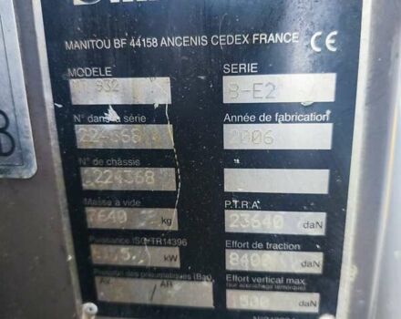 Маниту MT 932 2006 в Луцке на Automoto.ua Красный Маниту MT 932, объемом двигателя 4.4 л и пробегом 0 тыс. км за 39500 $, фото 9 на Automoto.ua