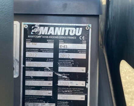 Маниту MT 932, объемом двигателя 0 л и пробегом 1 тыс. км за 38000 $, фото 8 на Automoto.ua