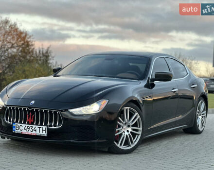 Чорний Мазераті Ghibli, об'ємом двигуна 2.98 л та пробігом 100 тис. км за 19500 $, фото 1 на Automoto.ua