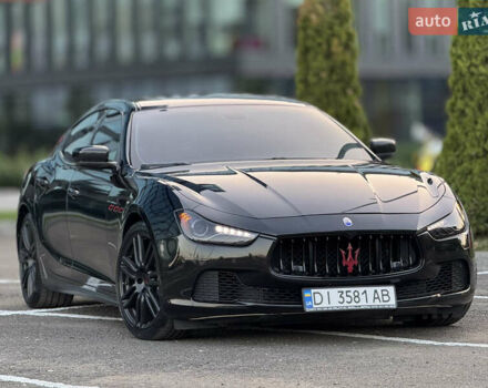 Чорний Мазераті Ghibli, об'ємом двигуна 3 л та пробігом 90 тис. км за 18999 $, фото 1 на Automoto.ua