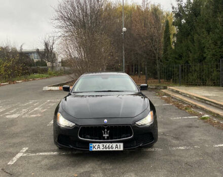 Чорний Мазераті Ghibli, об'ємом двигуна 2.98 л та пробігом 106 тис. км за 19500 $, фото 1 на Automoto.ua