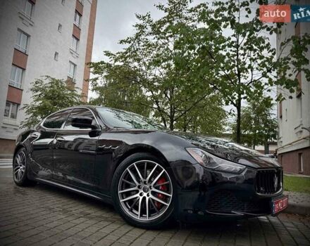 Чорний Мазераті Ghibli, об'ємом двигуна 2.98 л та пробігом 91 тис. км за 24950 $, фото 1 на Automoto.ua