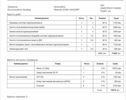 Коричневый Мазерати Гибли, объемом двигателя 3 л и пробегом 74 тыс. км за 24500 $, фото 33 на Automoto.ua