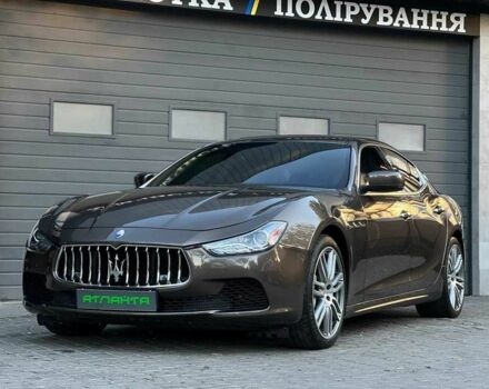 Коричневий Мазераті Ghibli, об'ємом двигуна 3 л та пробігом 99 тис. км за 14900 $, фото 1 на Automoto.ua