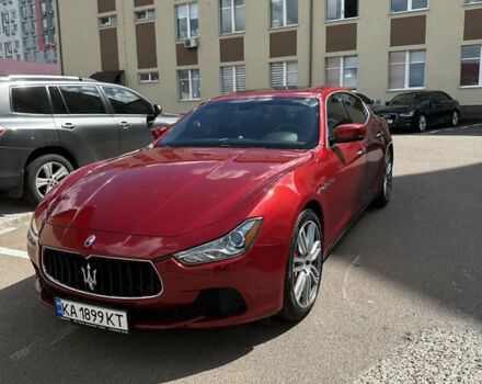 Червоний Мазераті Ghibli, об'ємом двигуна 2.98 л та пробігом 75 тис. км за 23500 $, фото 1 на Automoto.ua