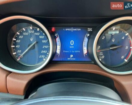 Синій Мазераті Ghibli, об'ємом двигуна 2.99 л та пробігом 201 тис. км за 27900 $, фото 11 на Automoto.ua