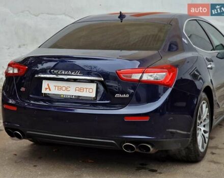 Мазерати Гибли 2014 в Одессе на Automoto.ua Синий Мазерати Гибли, объемом двигателя 2.98 л и пробегом 163 тыс. км за 18490 $, фото 33 на Automoto.ua