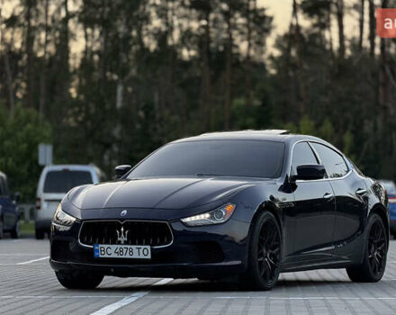 Синій Мазераті Ghibli, об'ємом двигуна 2.98 л та пробігом 145 тис. км за 15999 $, фото 2 на Automoto.ua