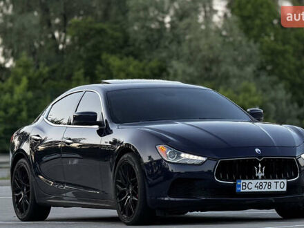 Синій Мазераті Ghibli, об'ємом двигуна 2.98 л та пробігом 145 тис. км за 15999 $, фото 1 на Automoto.ua